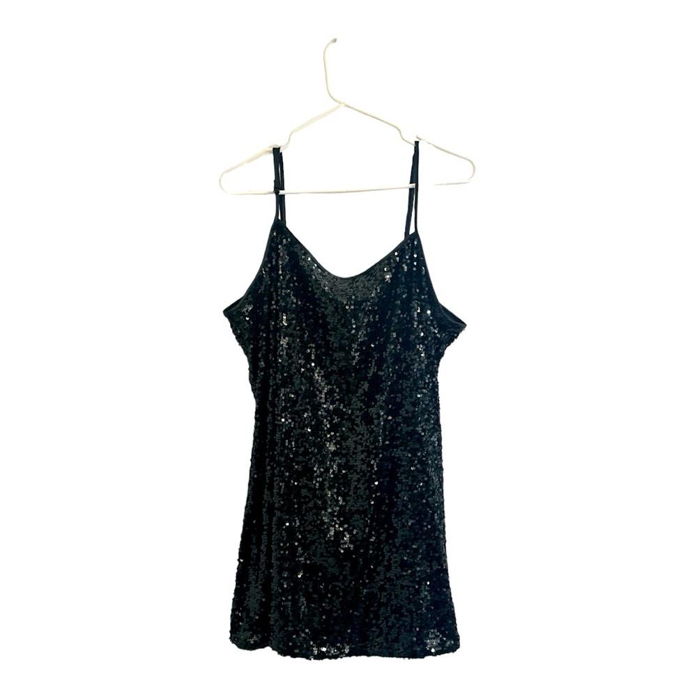 Brand NWT‎ Sleeveless Sequin Black Dress Size XL